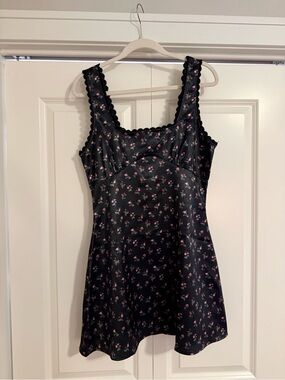 Princess Polly Floral Satin Mini Dress